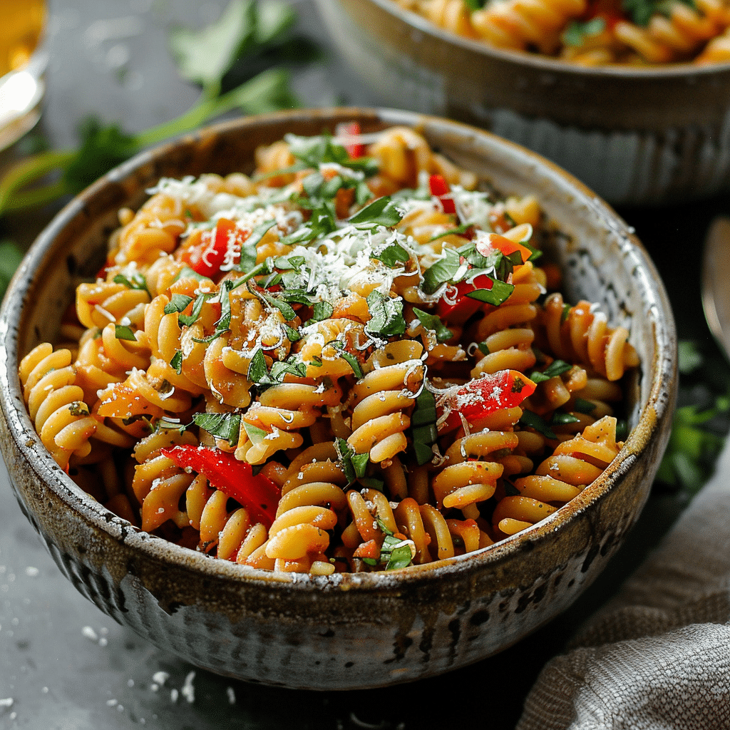Served gluten-free pasta bowls with herbs,One-Pot Gluten-Free Pasta Recipes for Busy Families