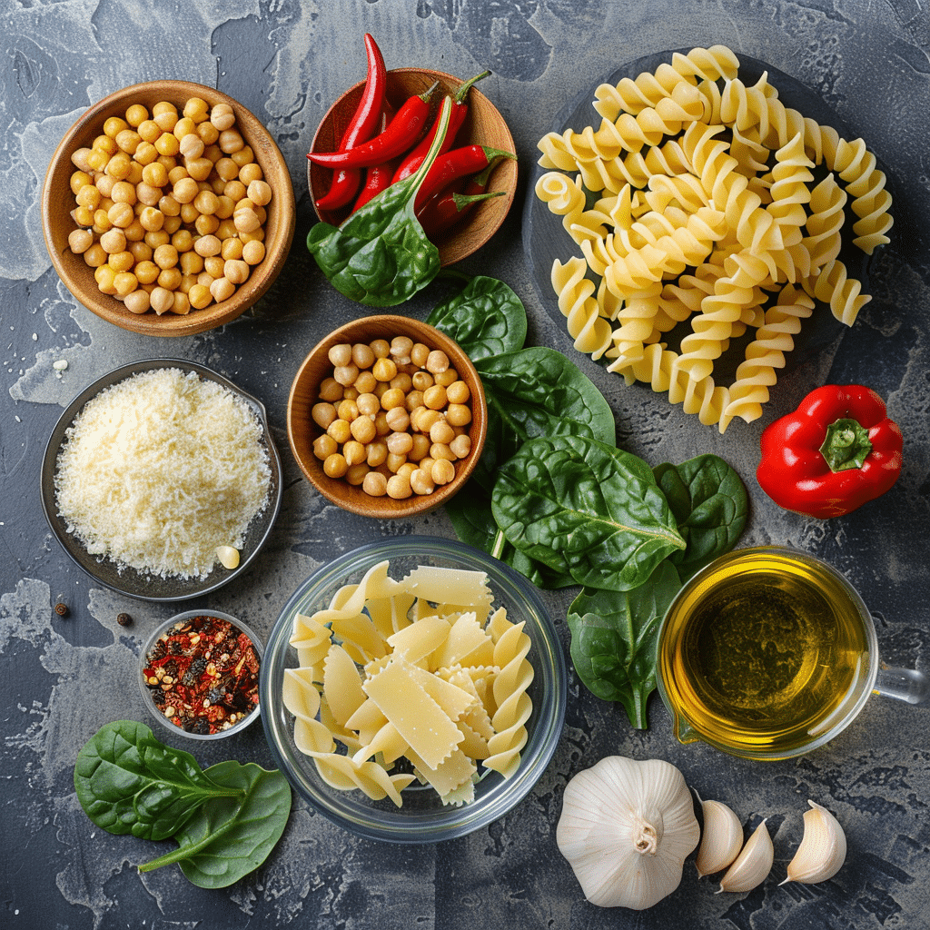 Gluten-free pasta ingredients on table, One-Pot Gluten-Free Pasta Recipes for Busy Families