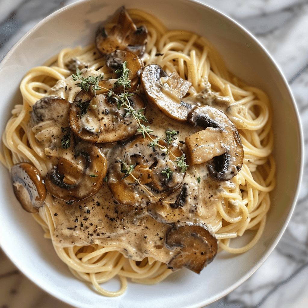 	Quinoa spaghetti with creamy mushroom sauce for vegetarian gluten-free dinners,Vegetarian Gluten-Free Pasta Recipes for Weeknights