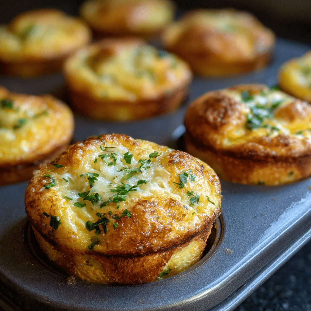 Egg muffins (gluten-free) baking in oven