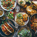 Gluten free dinner ideas displayed on a dinner table