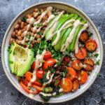 Vegetarian gluten free quinoa bowl recipeVegetarian gluten free quinoa bowl recipe