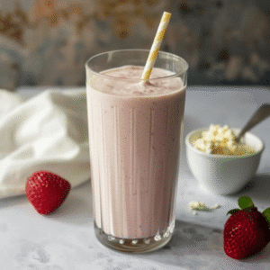 Cottage Cheese Smoothie Recipe step-by-step collage