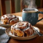 Serving gluten-free and dairy-free cinnamon rolls