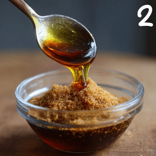 coconut-oil-honey-brown-sugar-mixture :Gluten-Free Granola