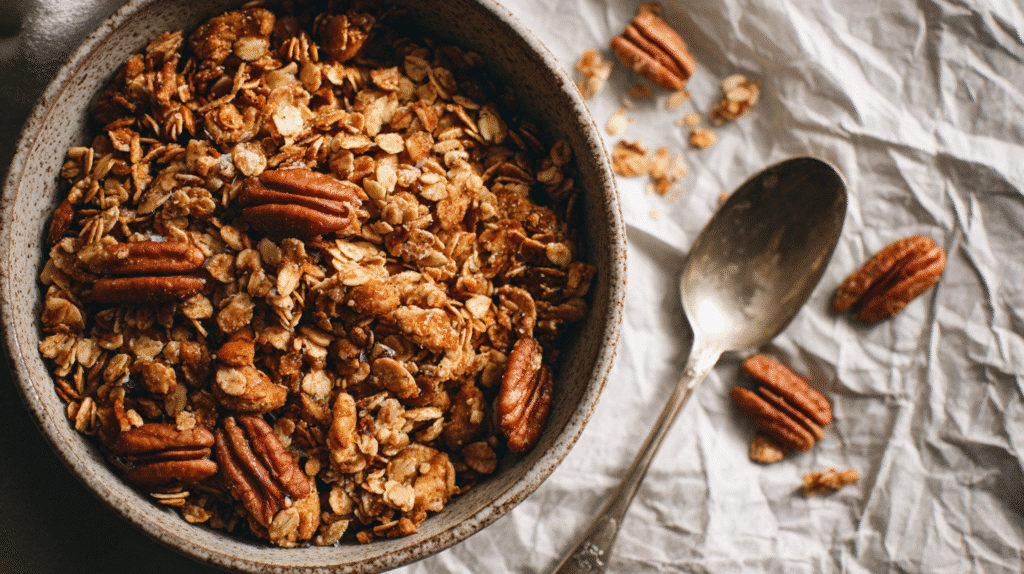 gluten-free-granola-jar-rustic-table