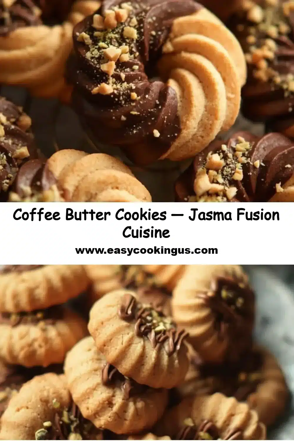 Deliciously baked Coffee Butter Cookies from Jasma Fusion Cuisine