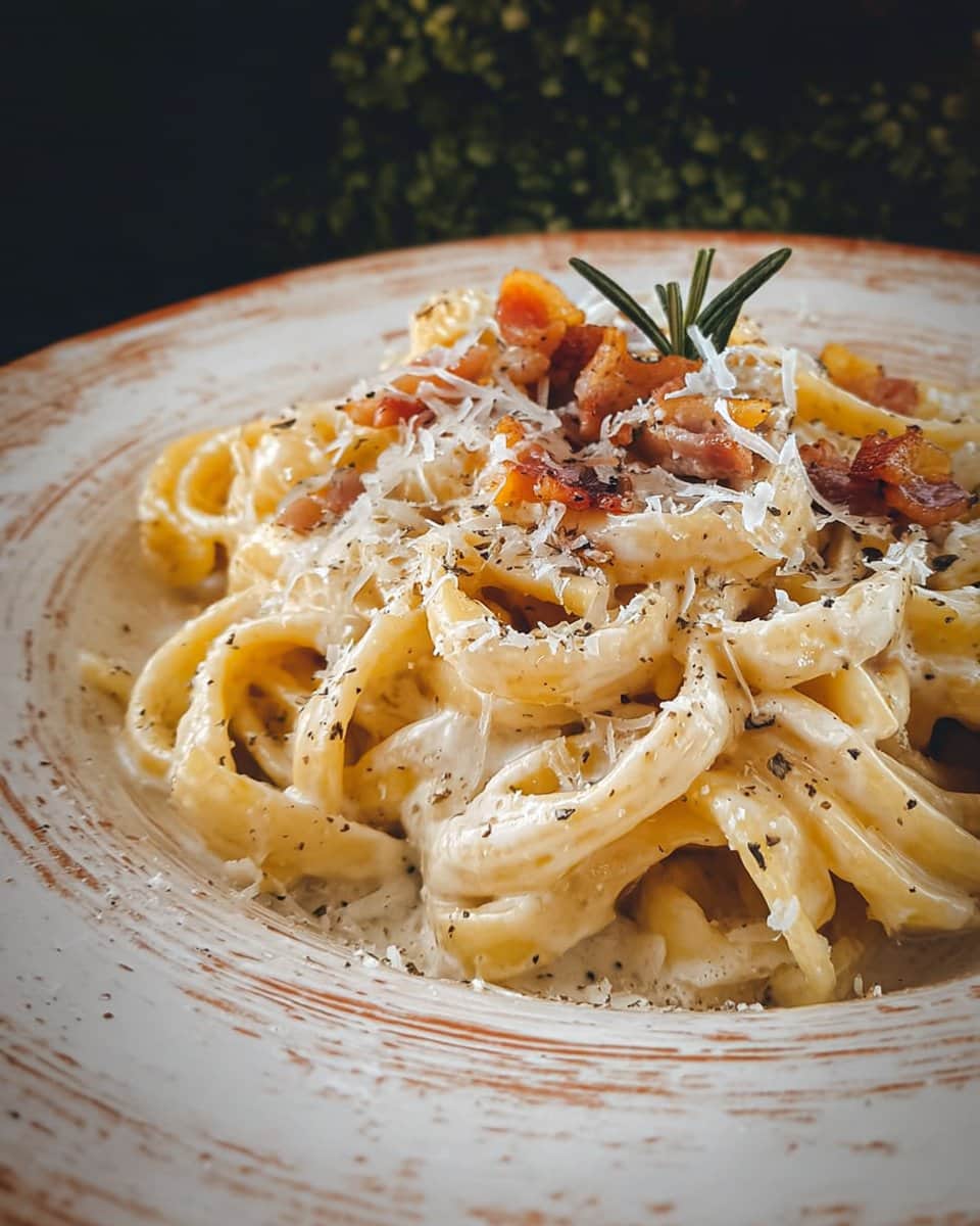 Pasta with Gricia Sauce
