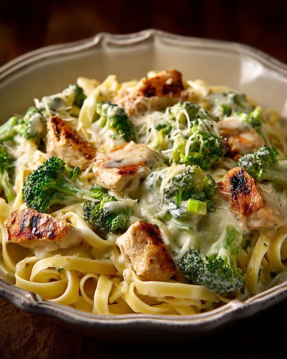 Chicken Broccoli Alfredo Bake
