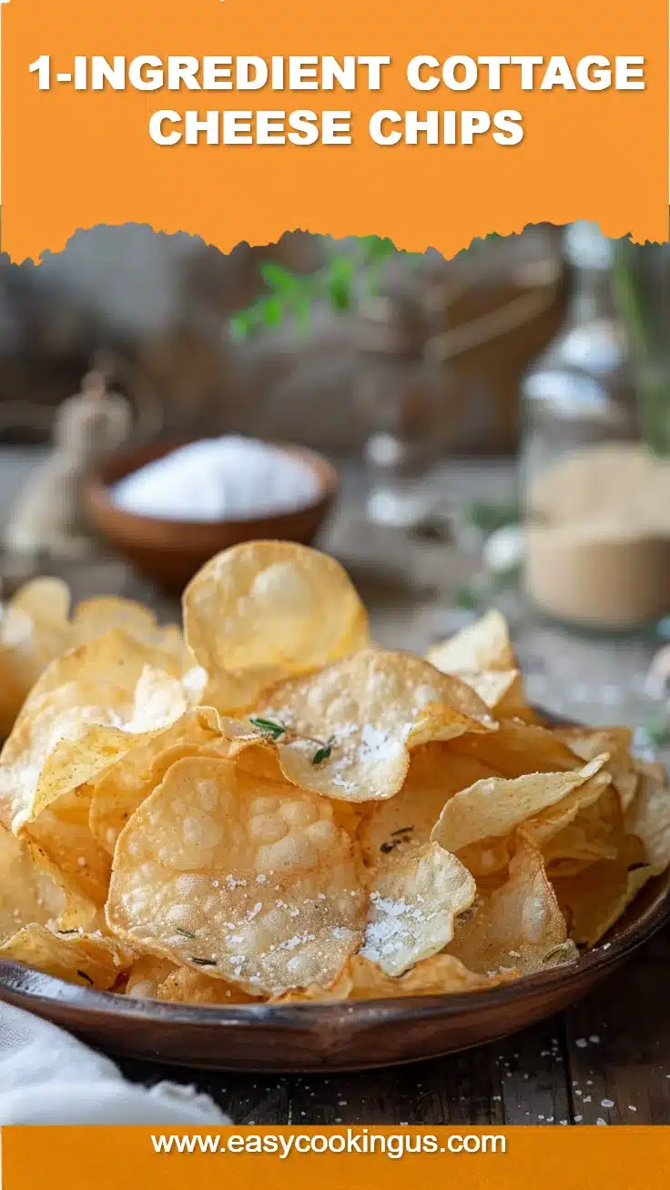 1-Ingredient Cottage Cheese Chips