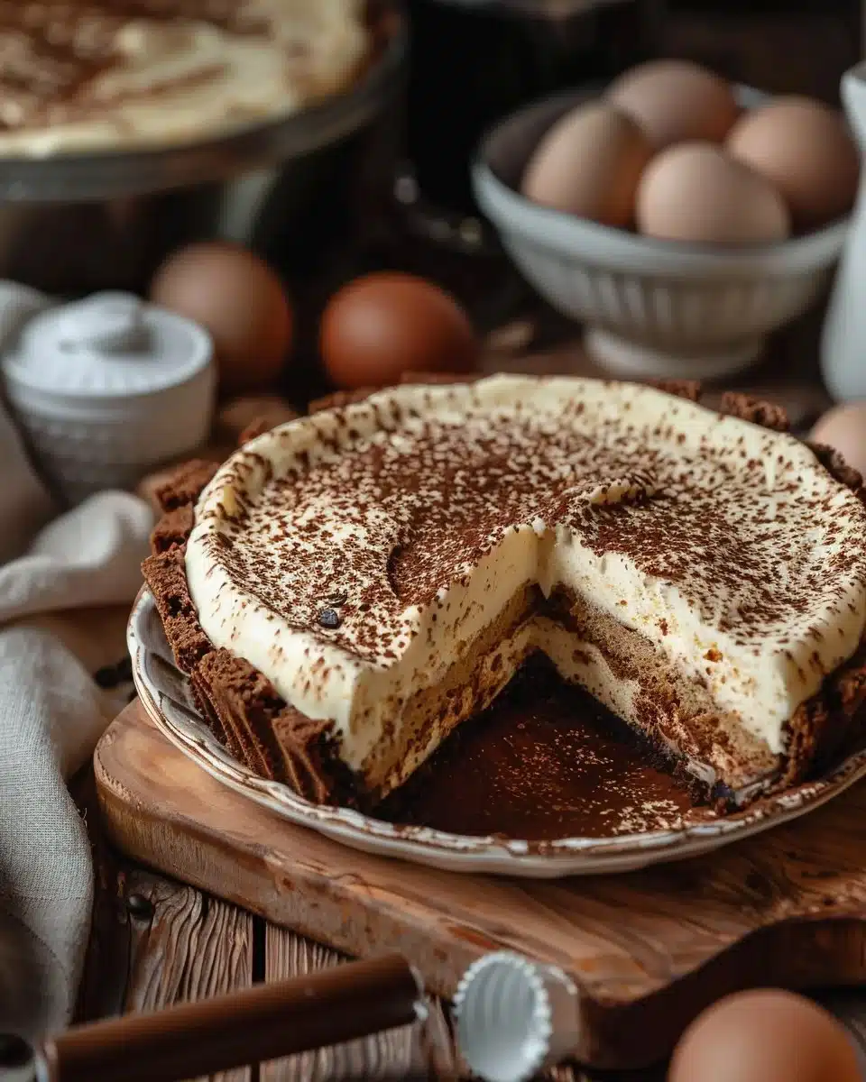 Baked Tiramisu Cheesecake