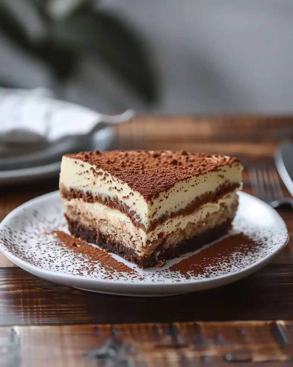 Baked Tiramisu Cheesecake