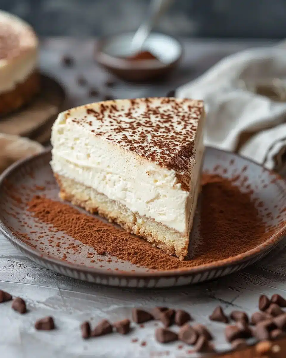 Baked Tiramisu Cheesecake