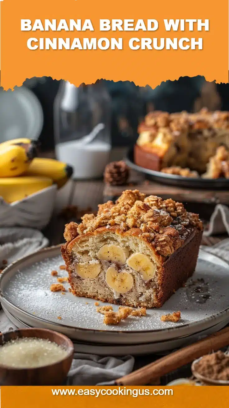 Banana Bread with Cinnamon Crunch