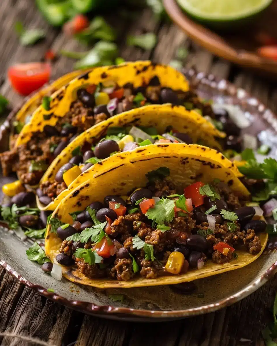 Beef and Black Bean Taco Filling