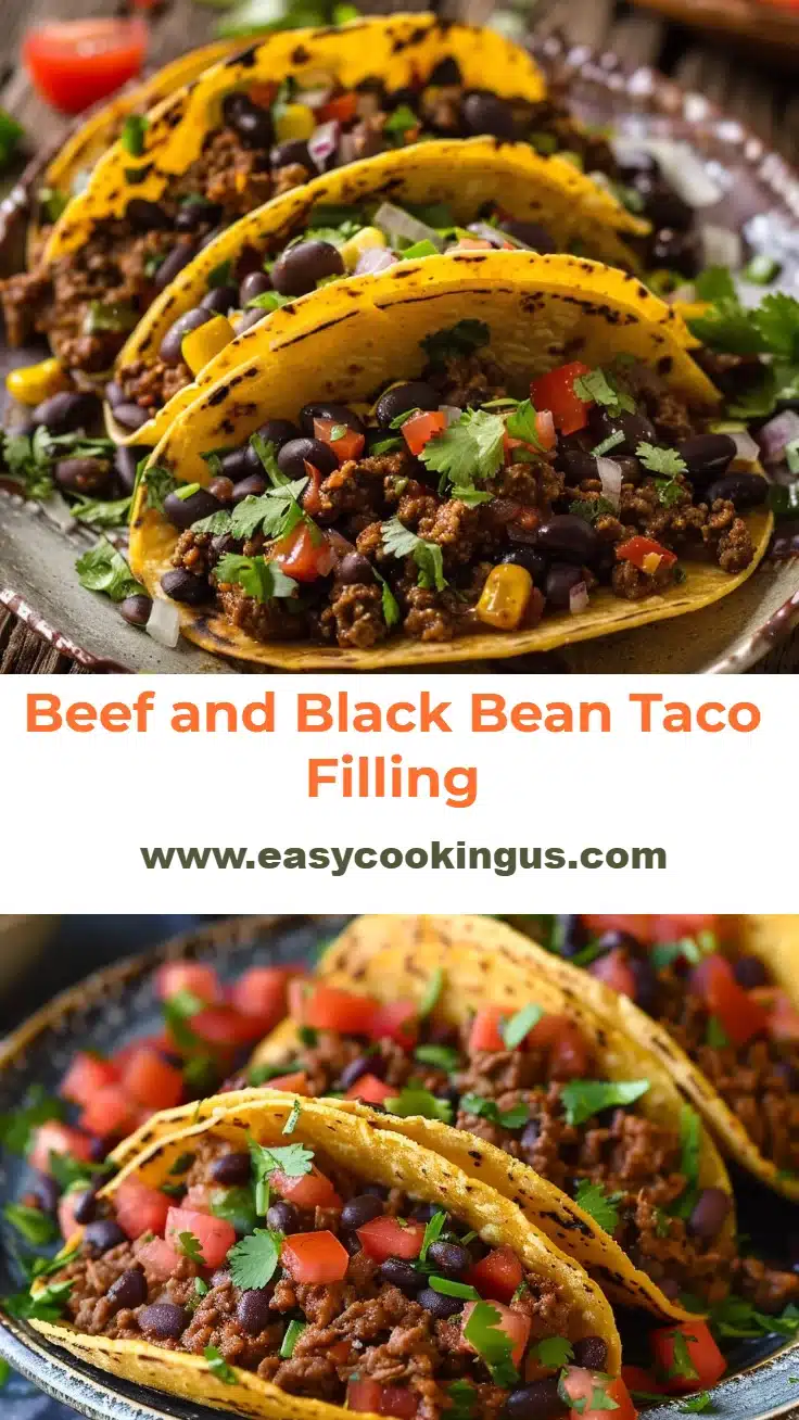 Beef and Black Bean Taco Filling
