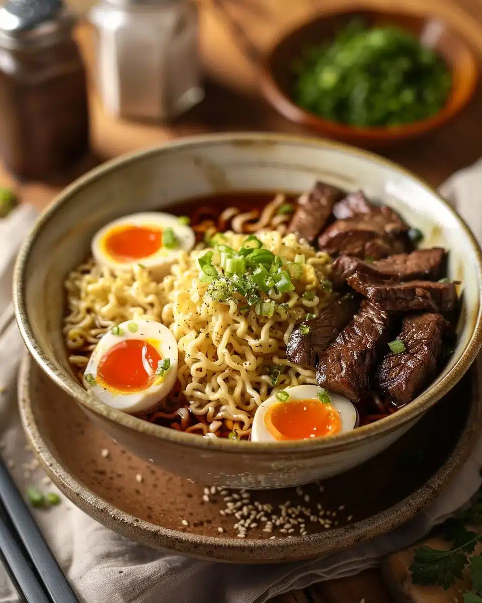 Beef Ramen Noodles