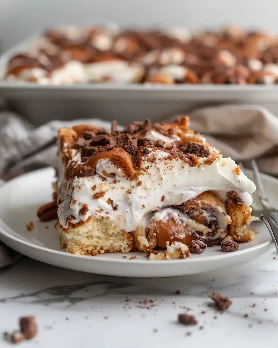 Big Mama's Secret Cinnamon Roll Poke Cake