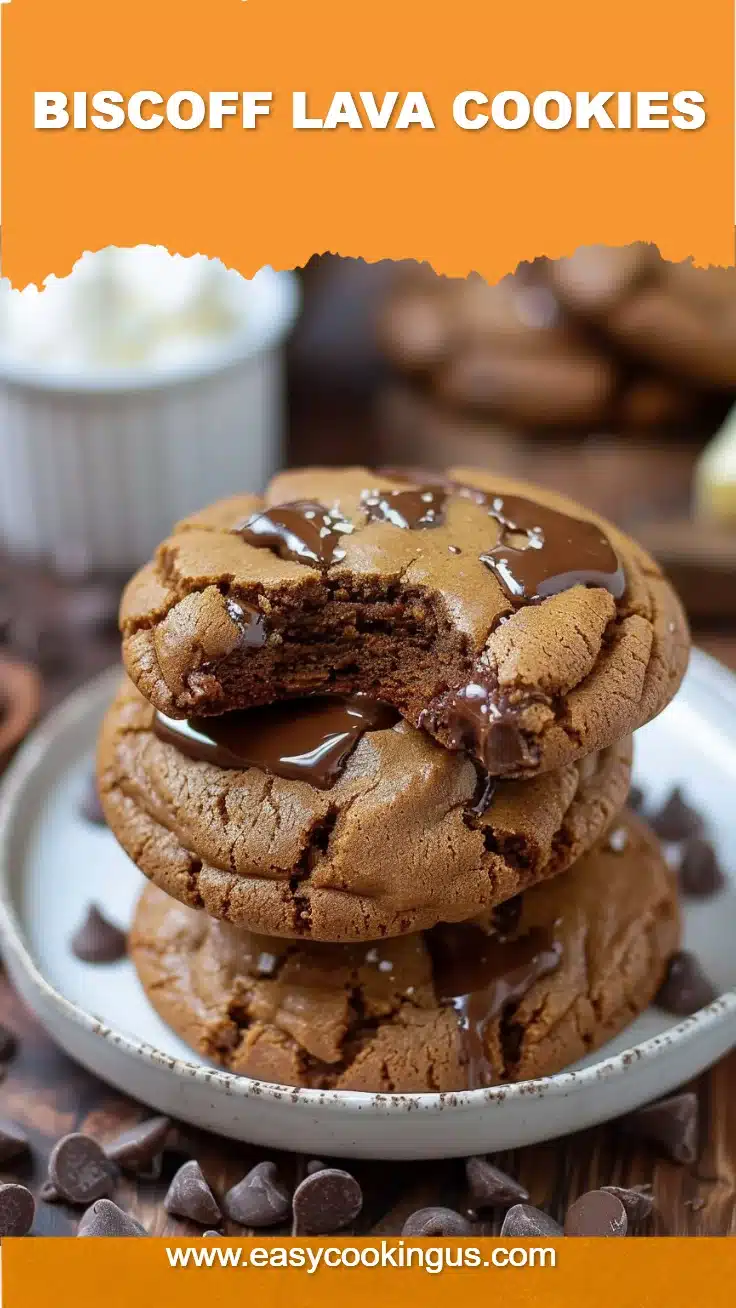 Biscoff Lava Cookies