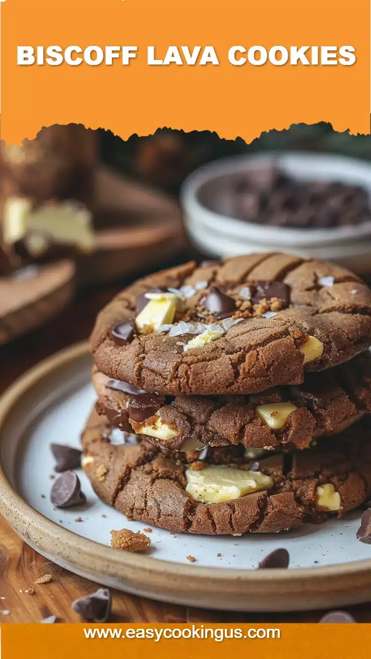 Biscoff Lava Cookies