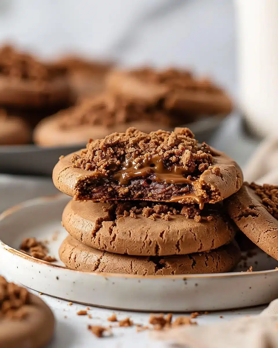 Biscoff Lava Cookies