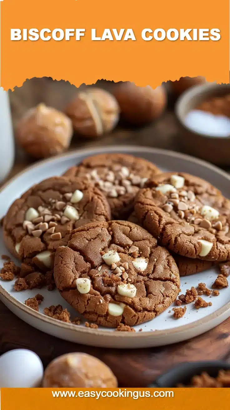 Biscoff Lava Cookies