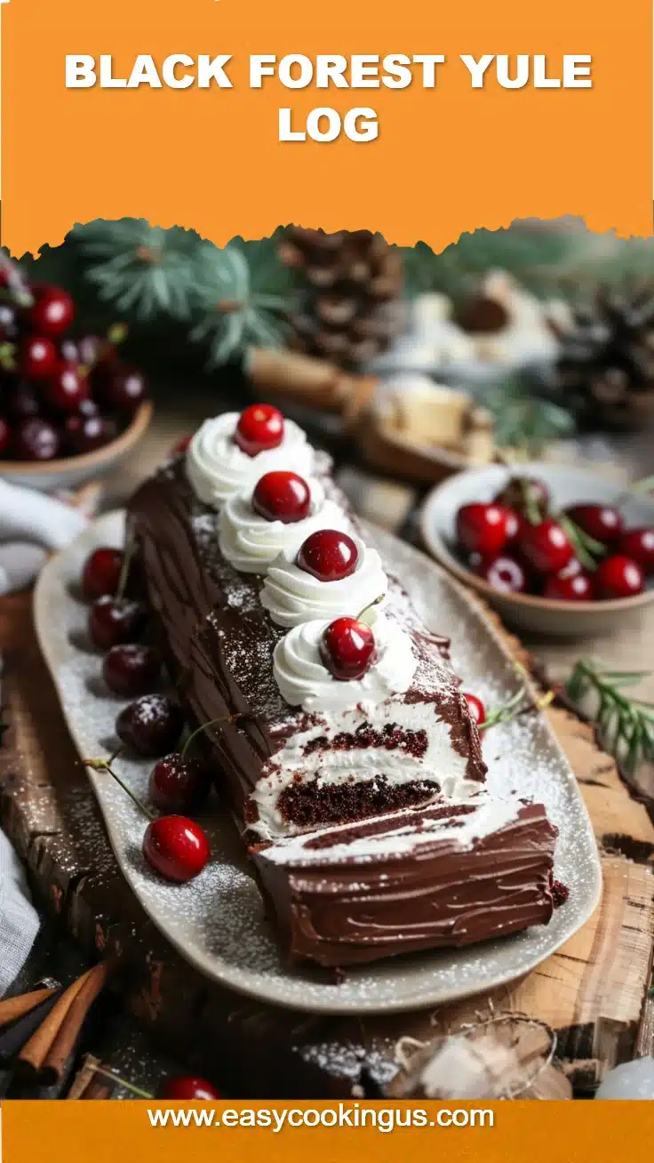 Black Forest Yule Log
