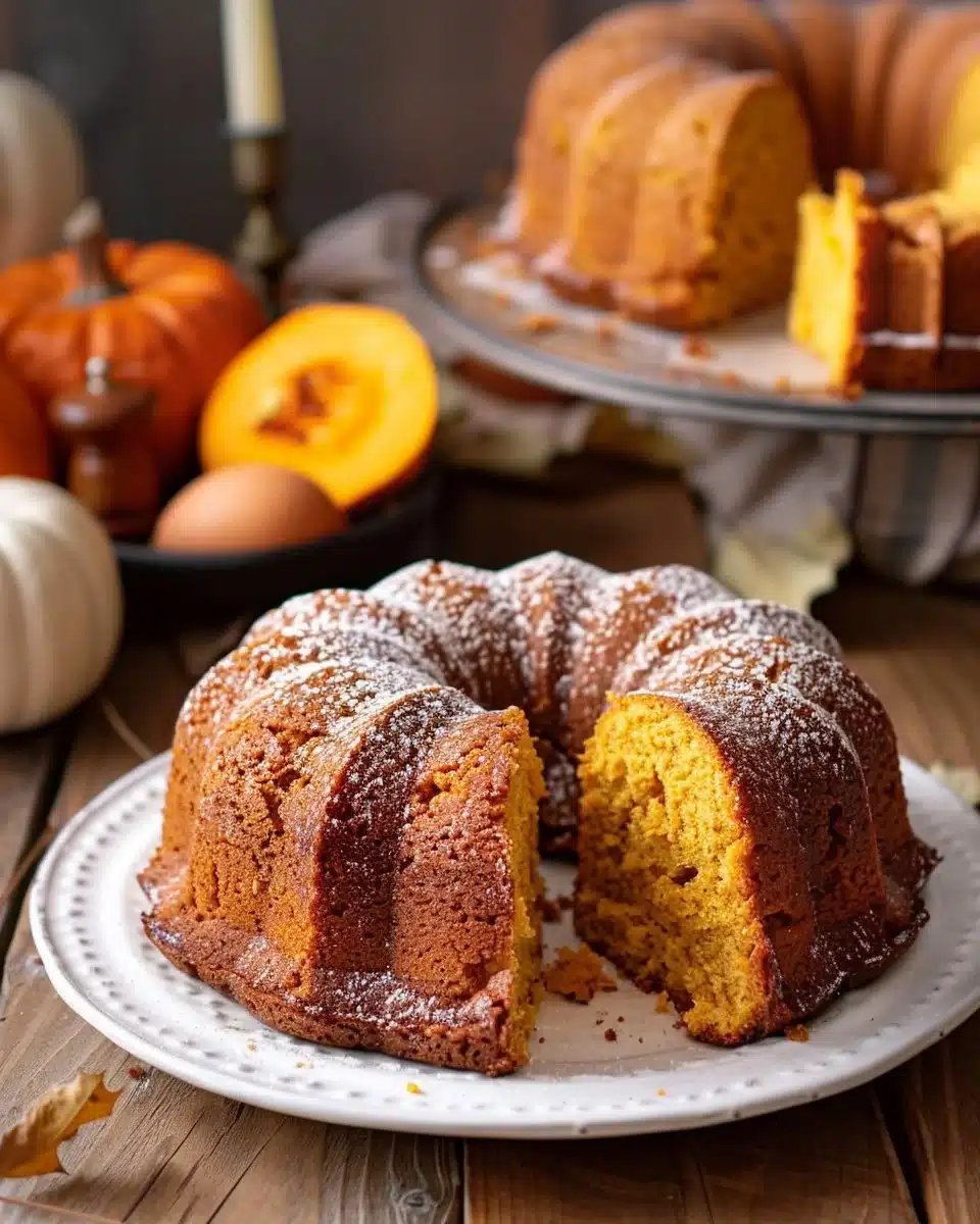 Buttermilk Pumpkin Pound Cake