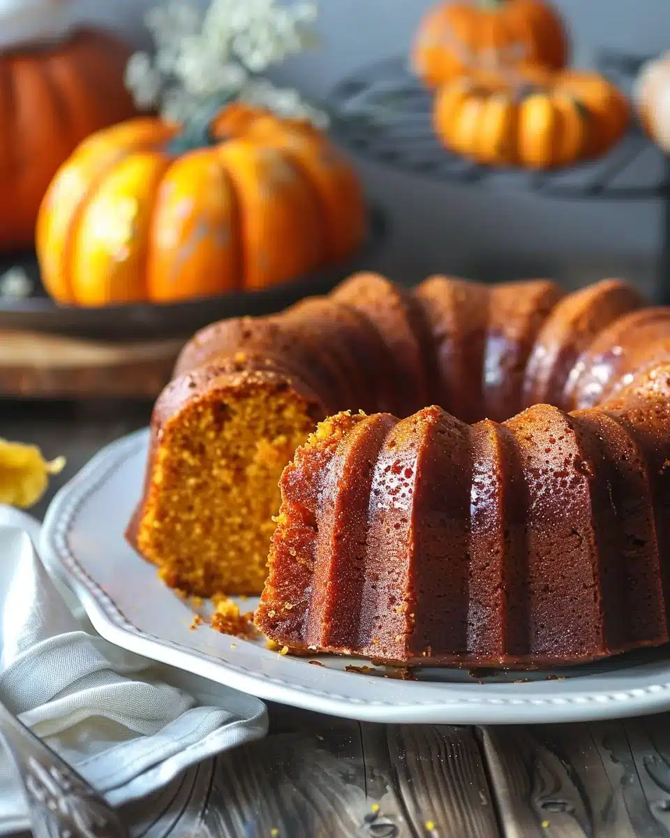 Buttermilk Pumpkin Pound Cake