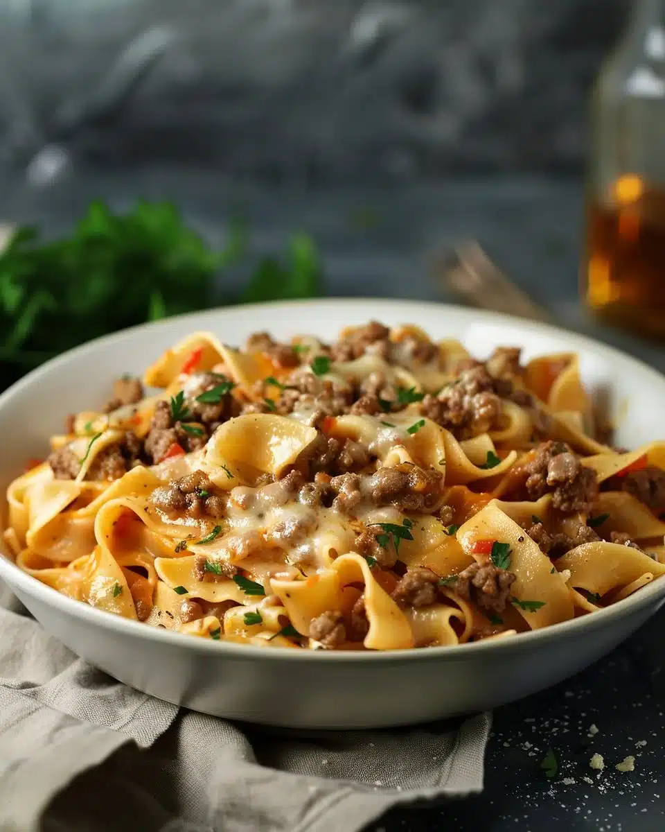 Cheeseburger Pasta