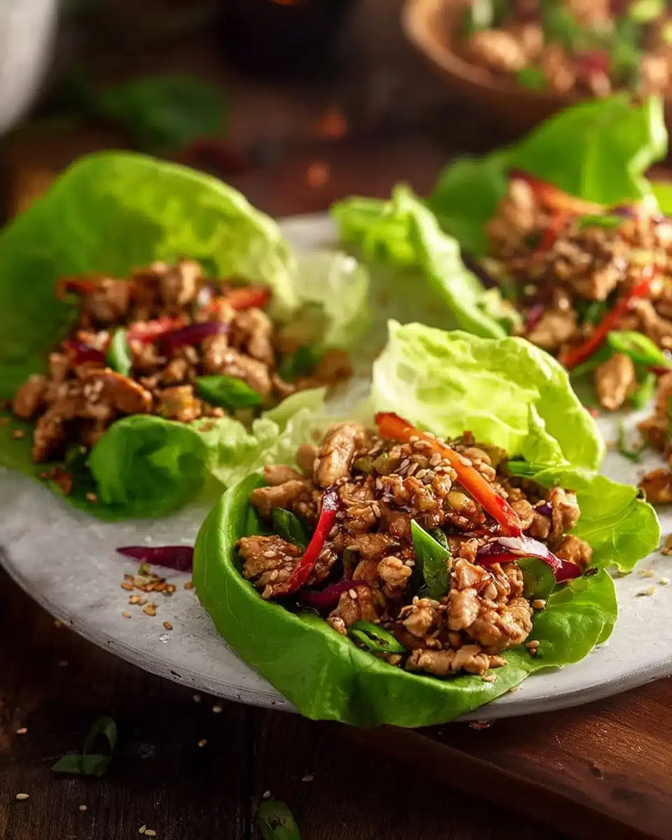 Chicken Lettuce Wraps