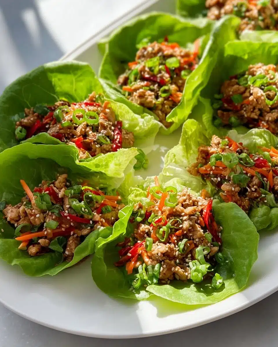 Chicken Lettuce Wraps