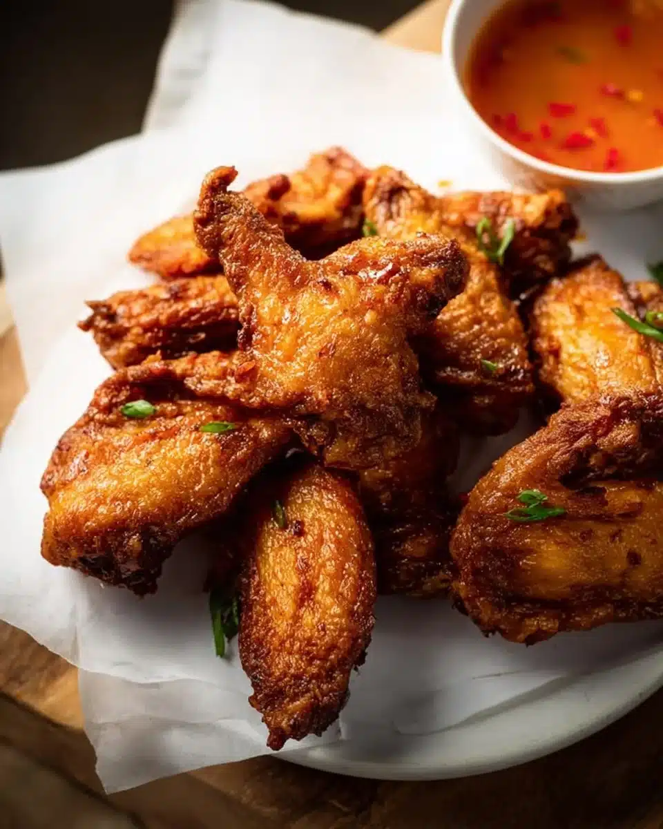 Chinese-Style Fried Chicken Wings