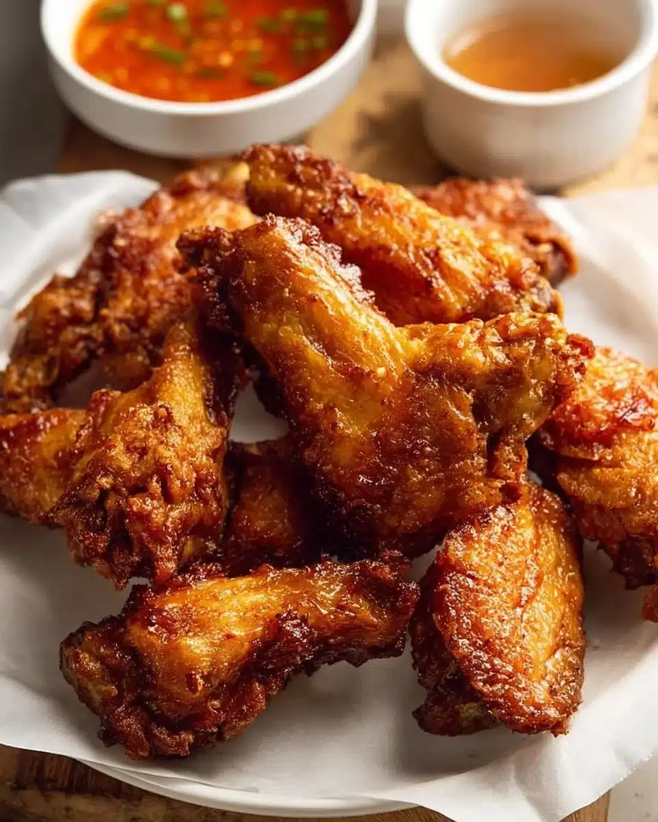 Chinese-Style Fried Chicken Wings