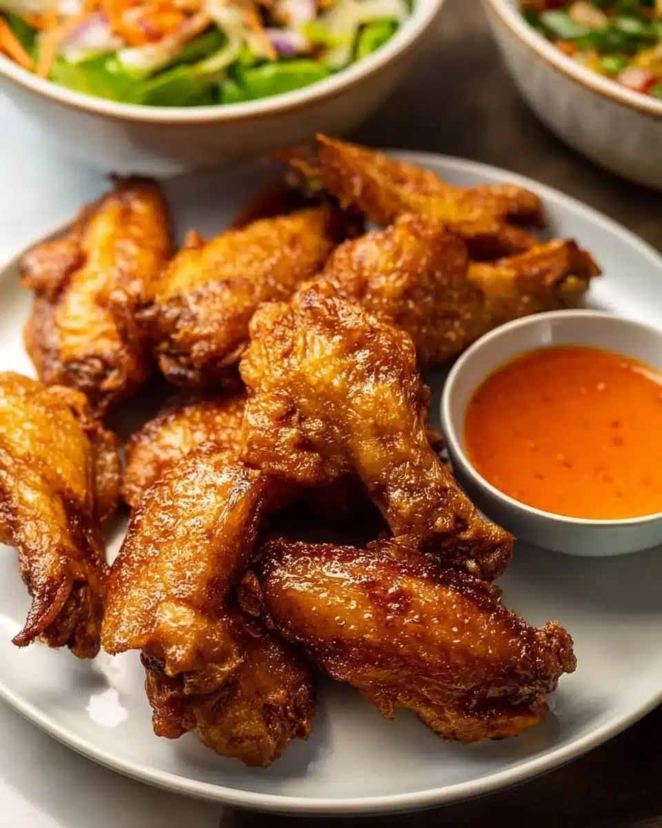 Chinese-Style Fried Chicken Wings