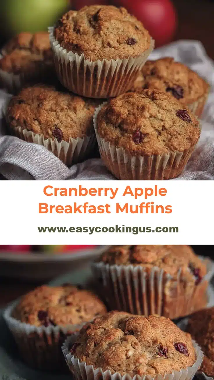 Cranberry Apple Breakfast Muffins