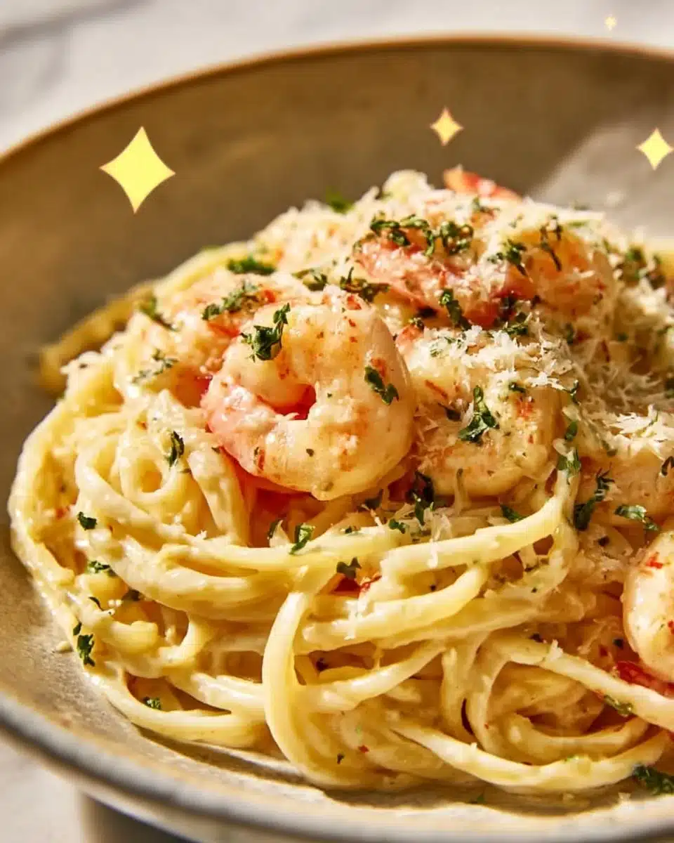 Creamy Lemon Shrimp Pasta