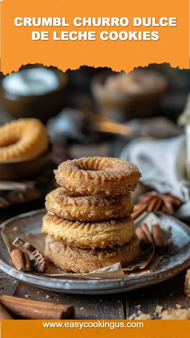 Crumbl Churro Dulce De Leche Cookies