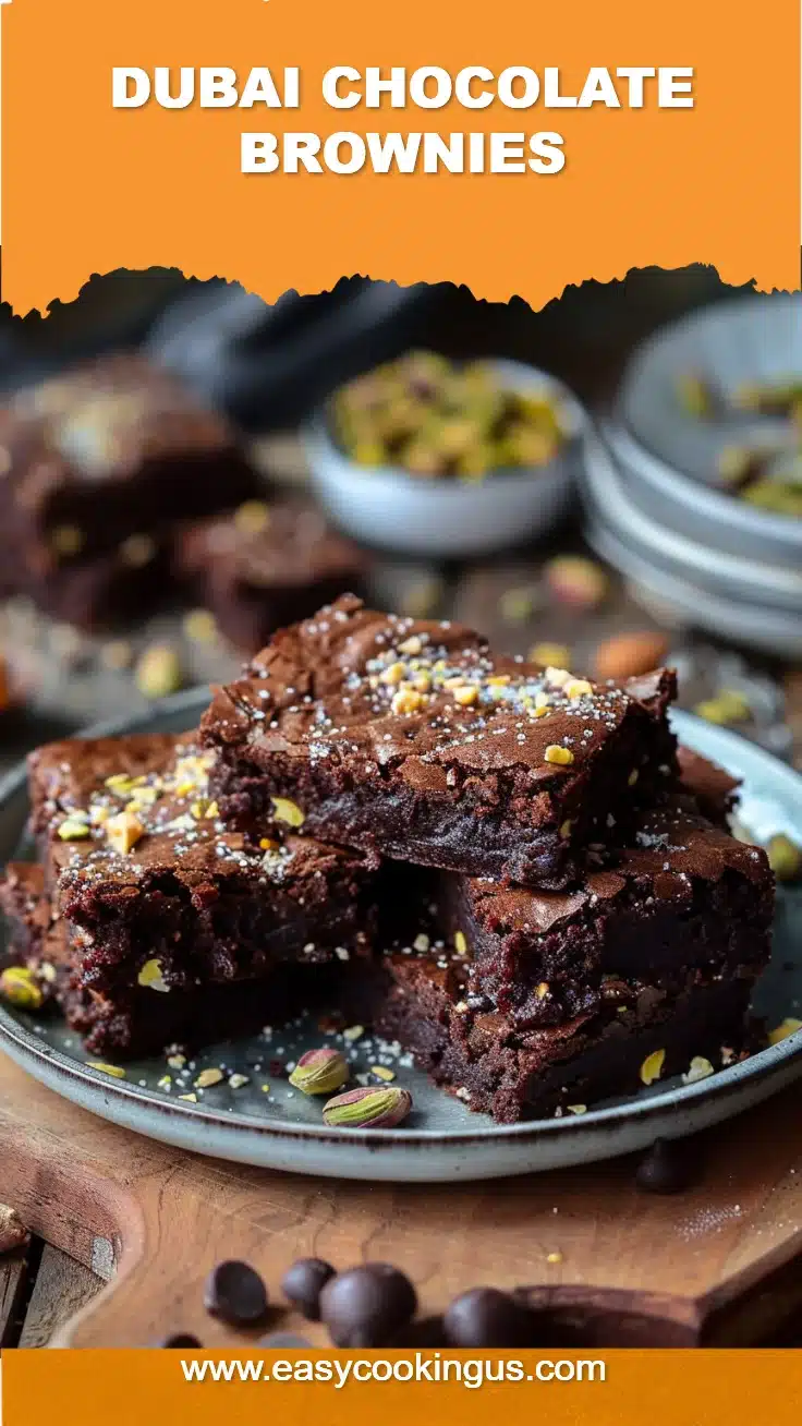 Dubai Chocolate Brownies