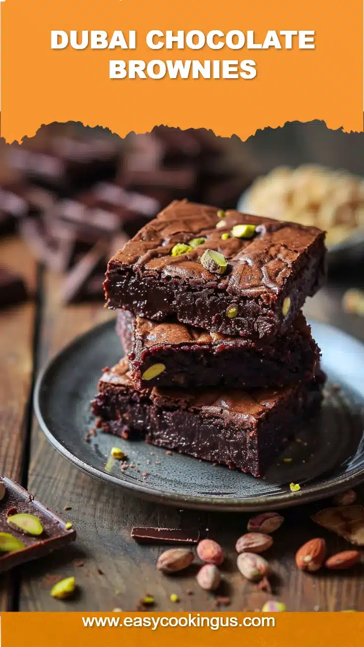 Dubai Chocolate Brownies