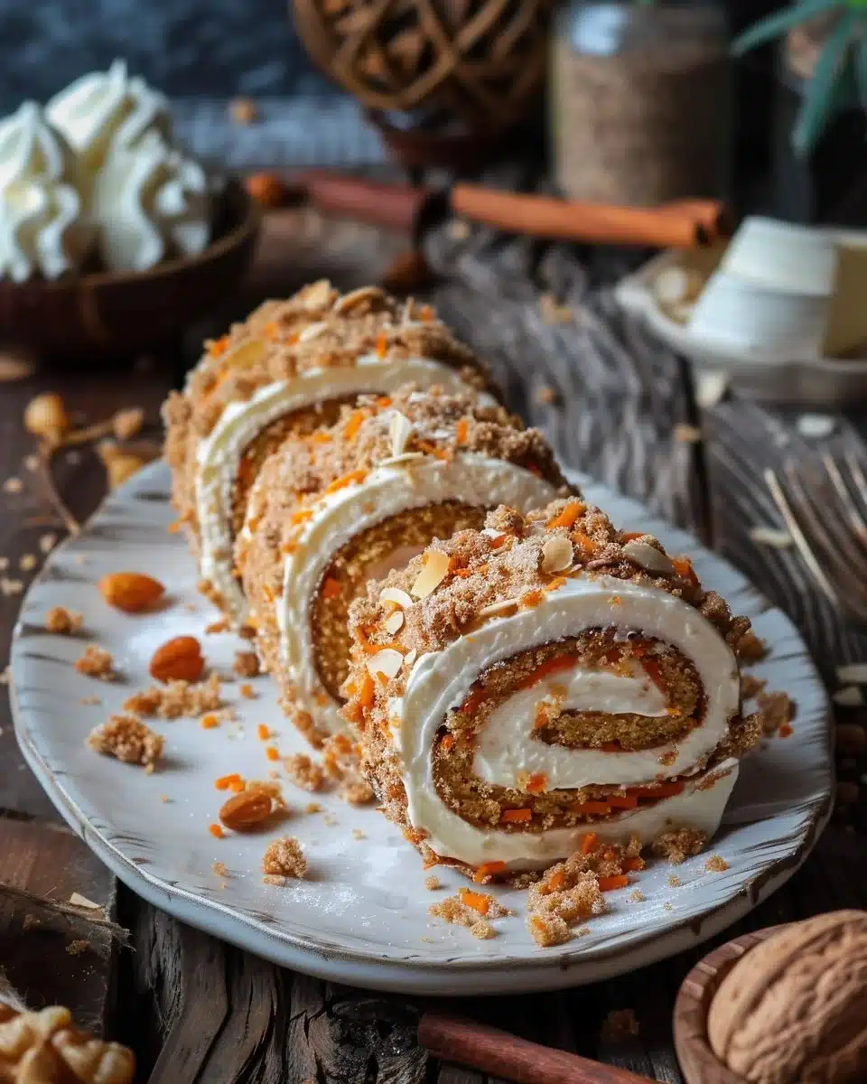 Easy Carrot Cake Roll