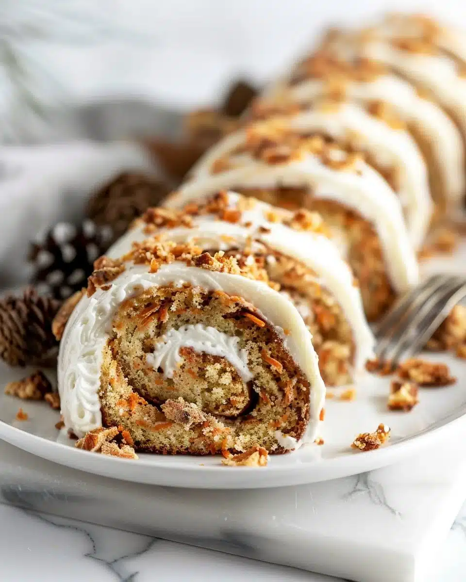 Easy Carrot Cake Roll