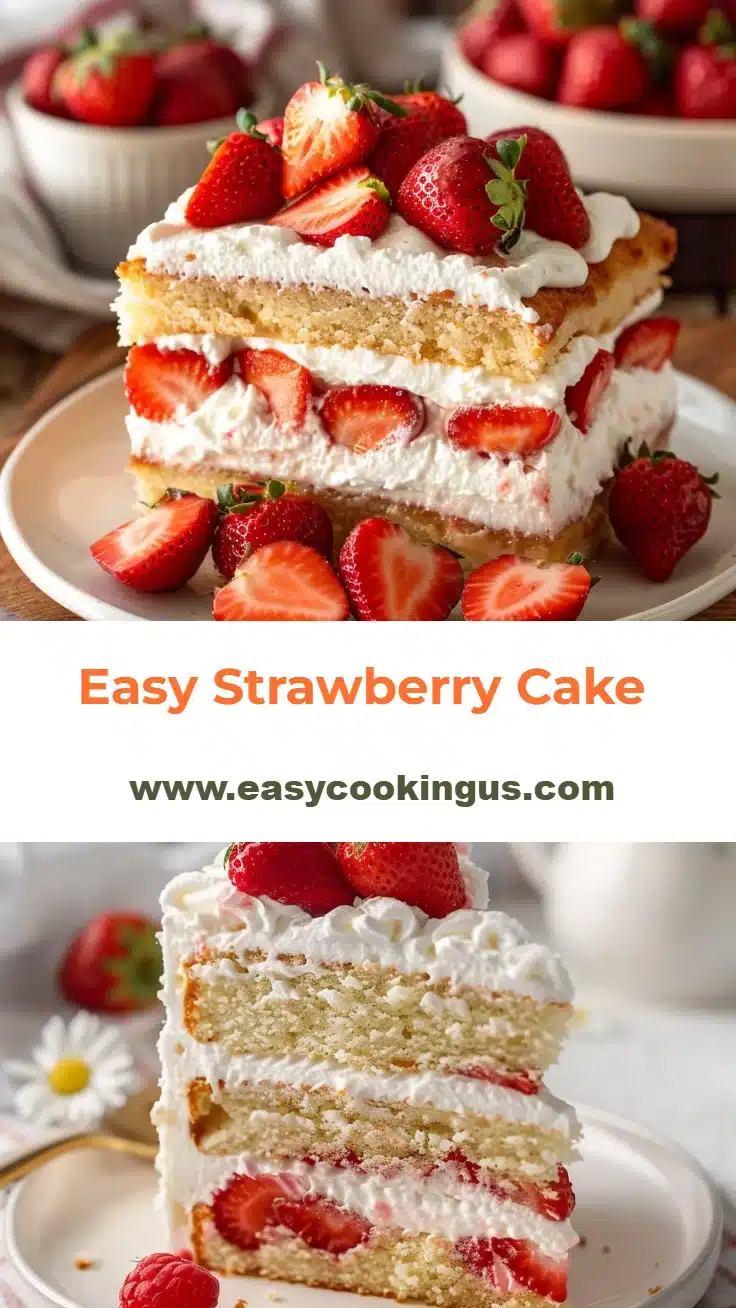 Easy Strawberry Cake