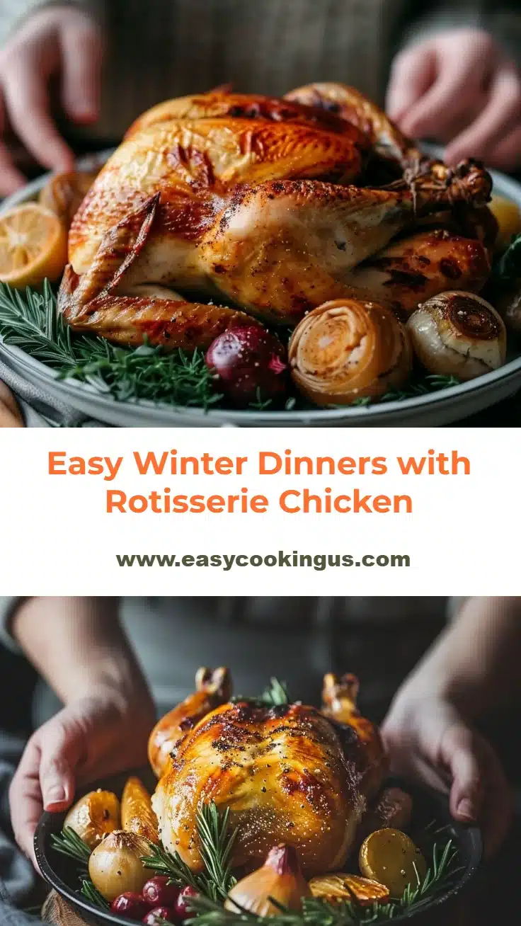 Easy Winter Dinners with Rotisserie Chicken