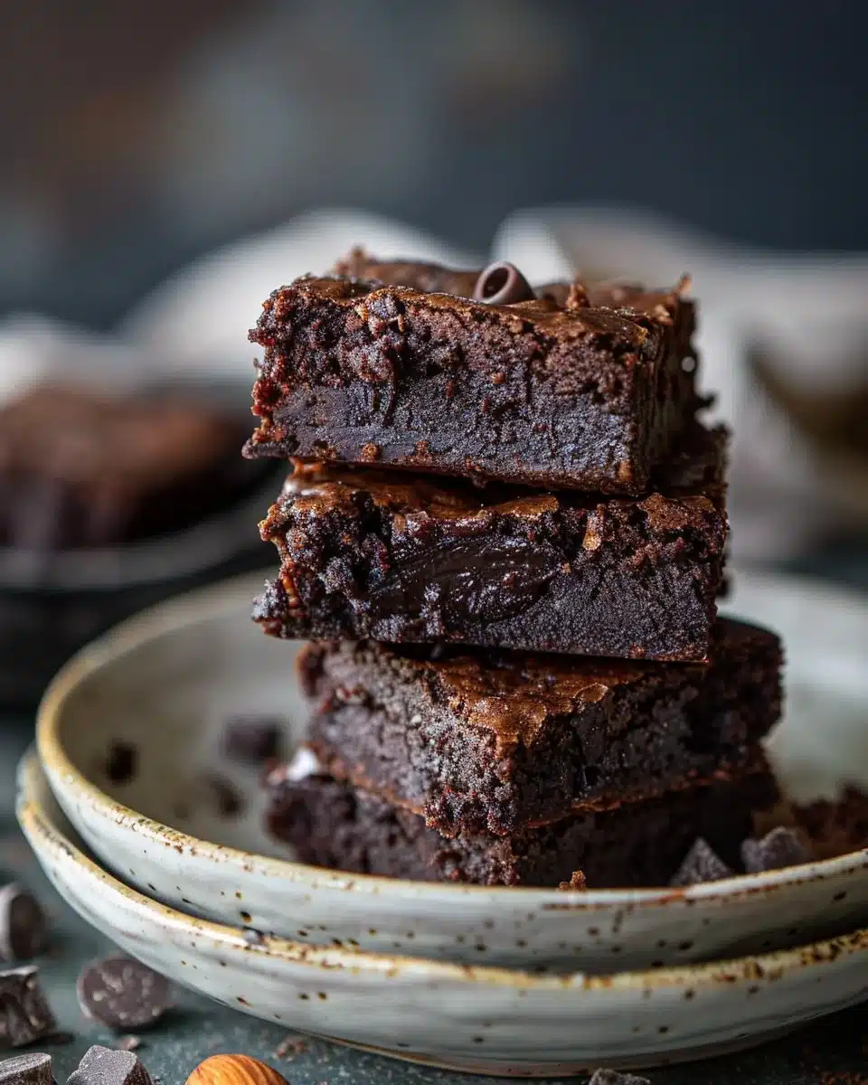 Fudgy Banana Brownies