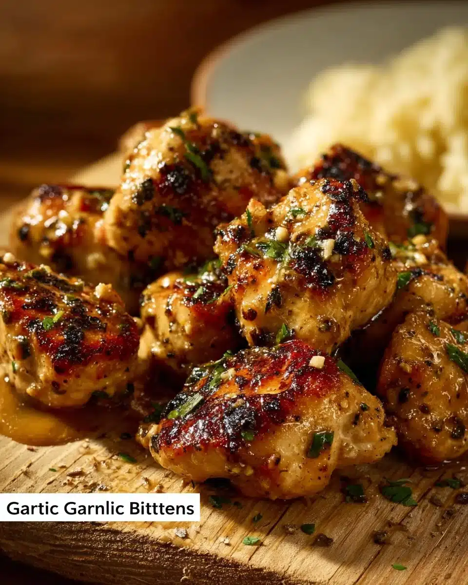Garlic Butter Chicken Bites