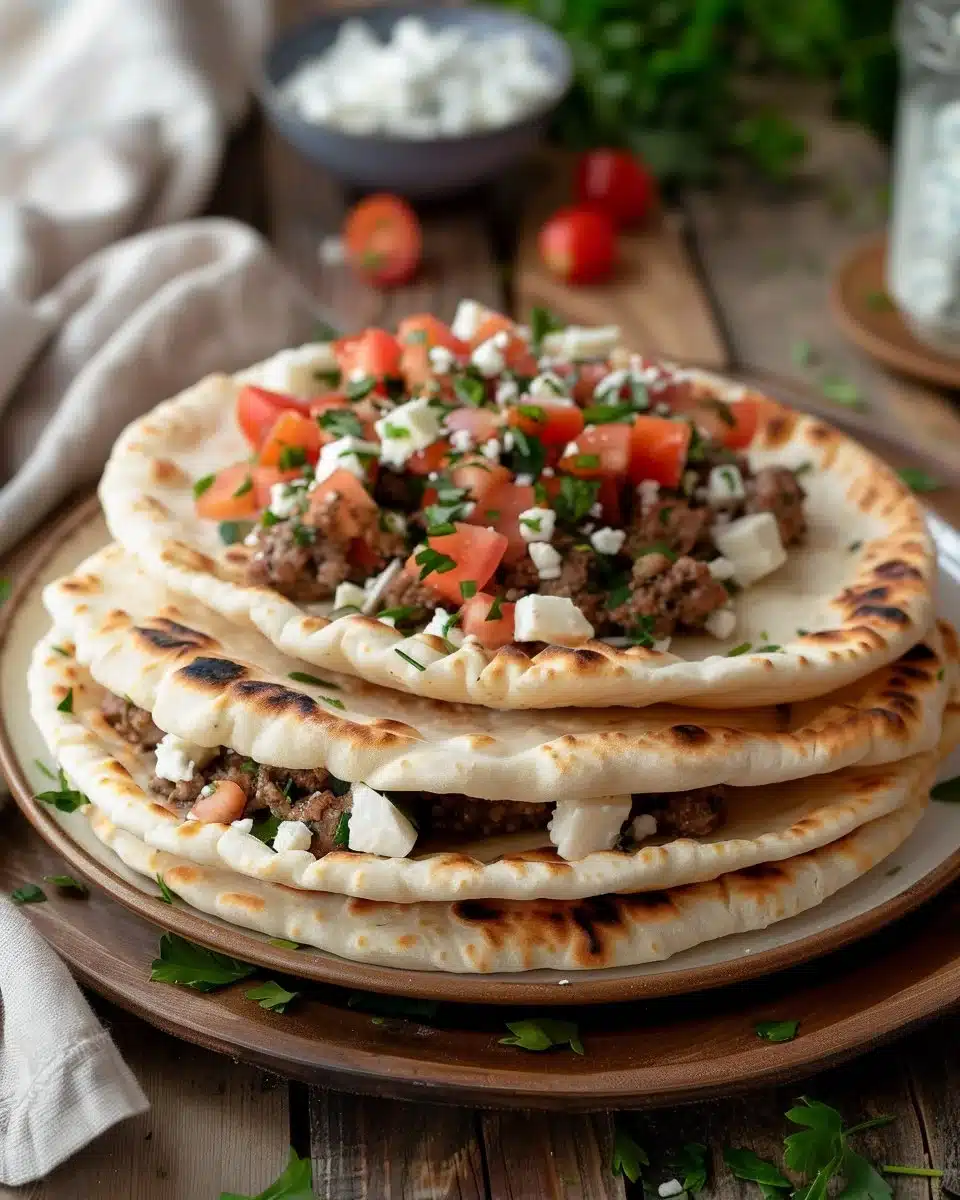 Greek Smashed Pita