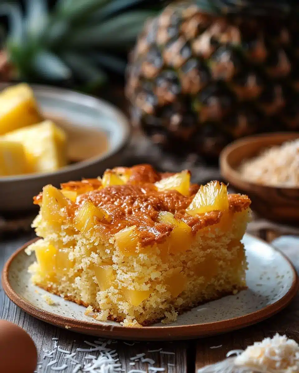 Hawaiian Pineapple Cake
