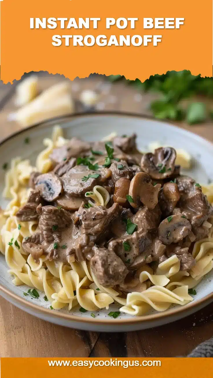 Instant Pot Beef Stroganoff