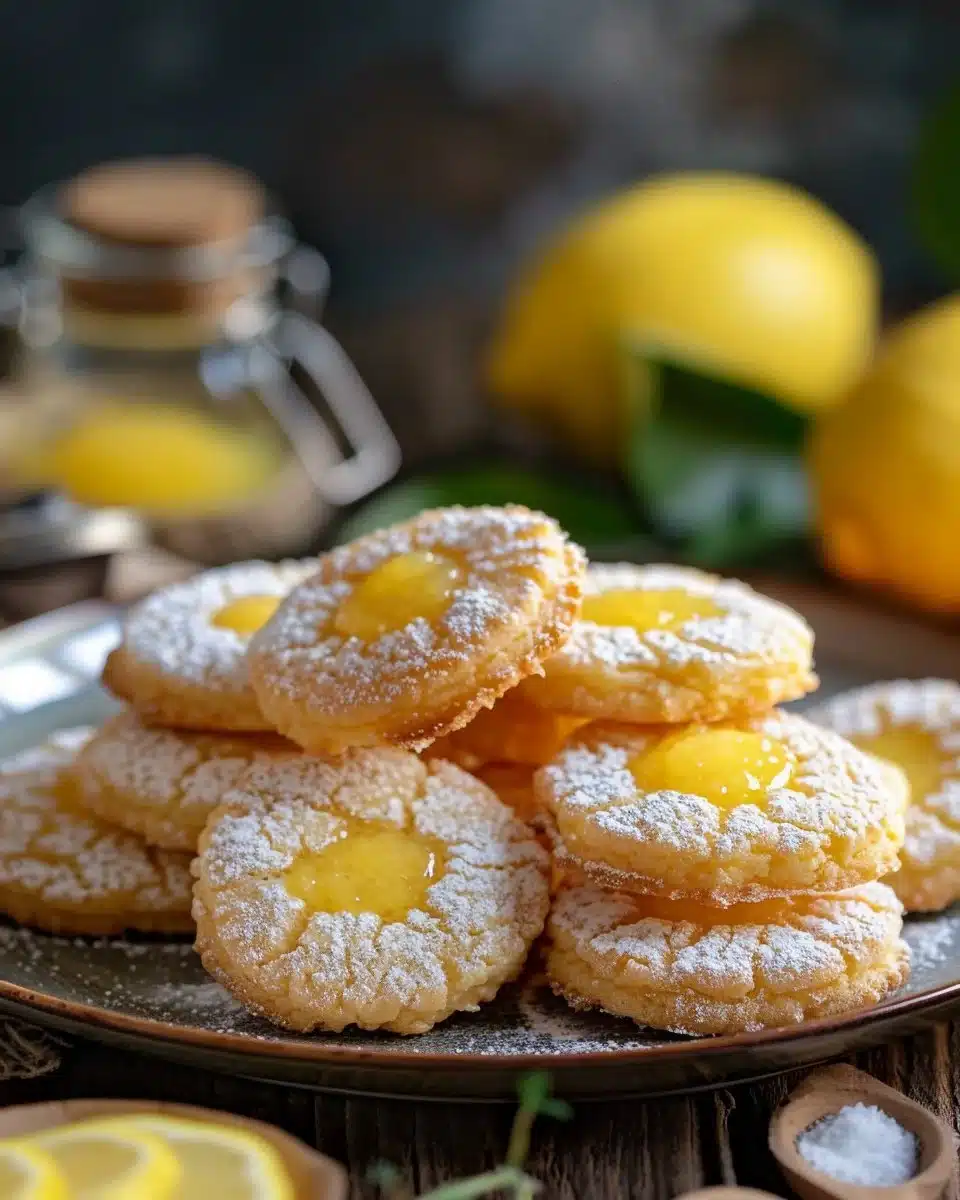 Lemon Curd Cookies